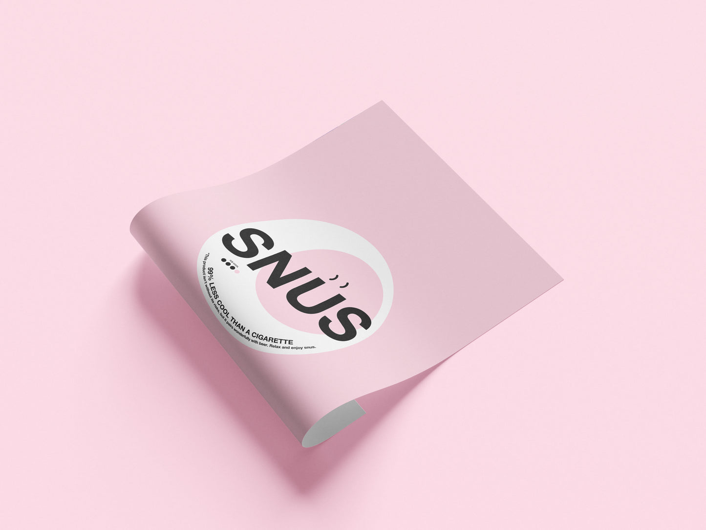 Snus. Mock up