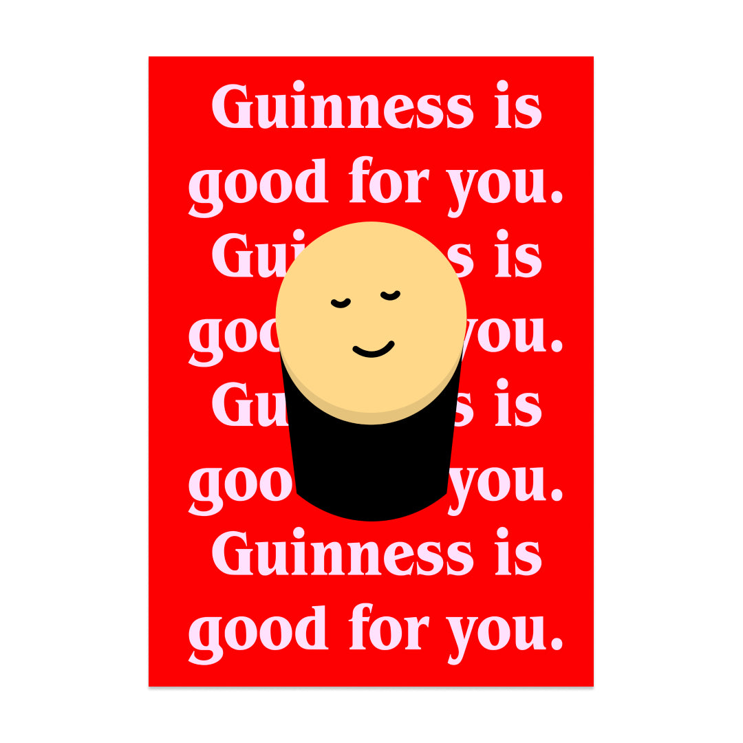 Guinness is good for you. Header image