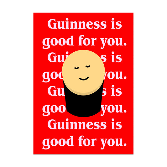Guinness is good for you. Header image