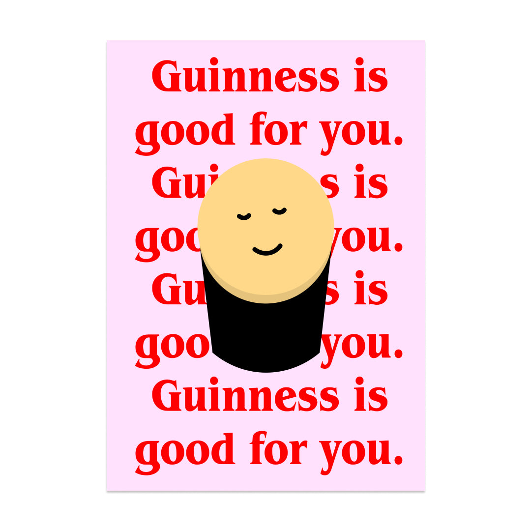 Guinness is good for you. Header image