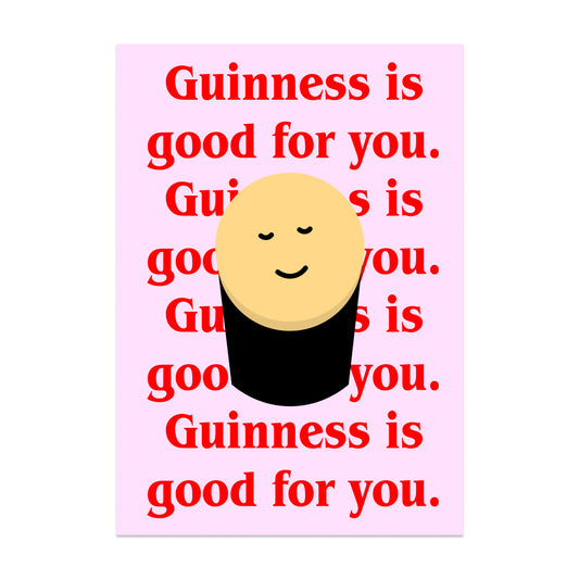 Guinness is good for you. Header image
