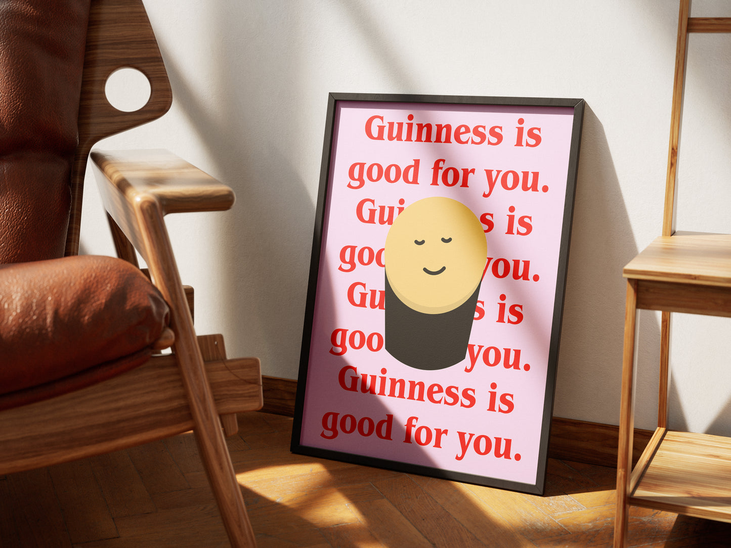Guinness is good for you. Mock up